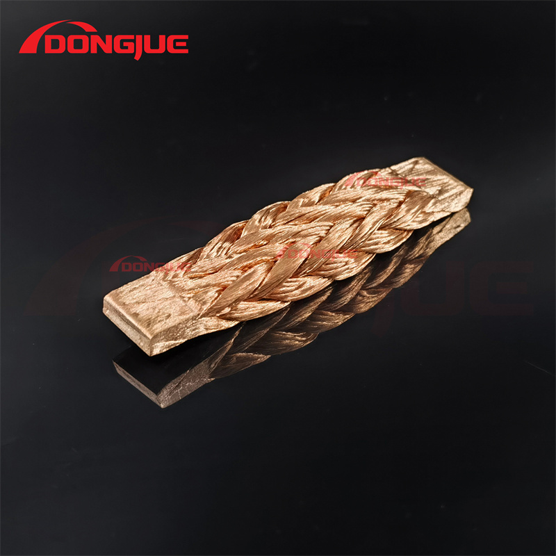 Bare Round Sintering Welded Flexible Copper Braided Cable