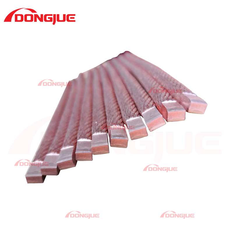 Cutting Welded Flexible Copper Strand Wire Bare Rope