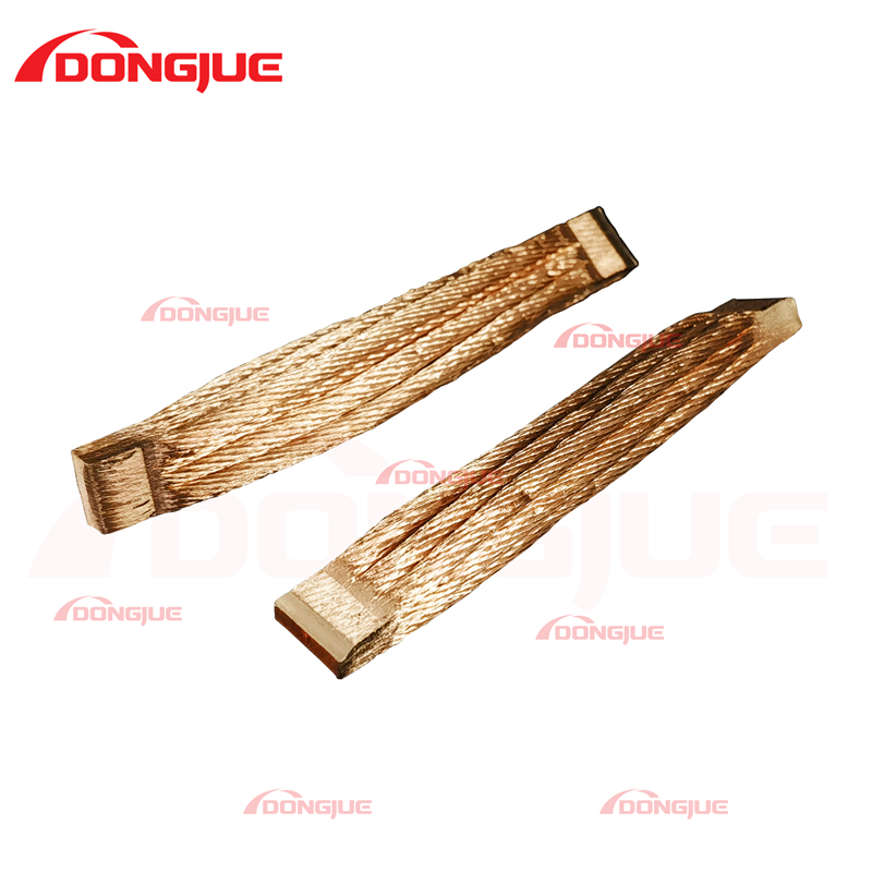 Cutting Welded Flexible Copper Stranded Wire Bare Rope