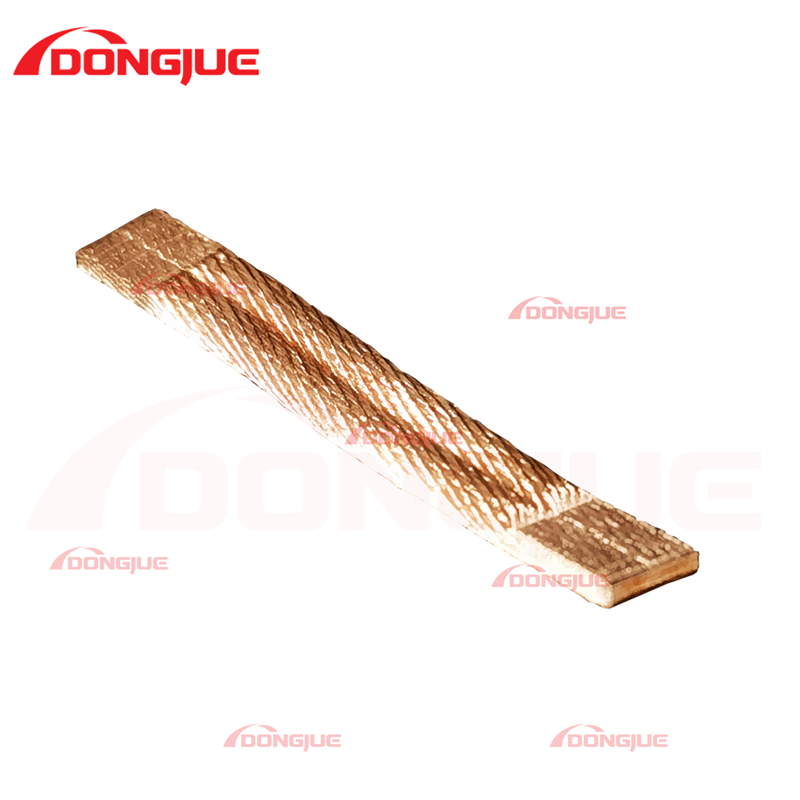 Sintering Welded Bare Flexible Copper Stranded Cable Connection