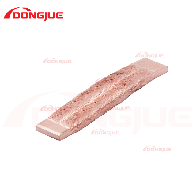 Bare Sintering Welded Flexible Copper Braid Cable Connection